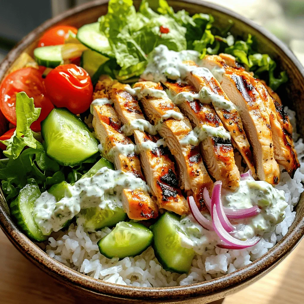 Easy Chicken Gyro Bowl Flavorful and Quick Recipe