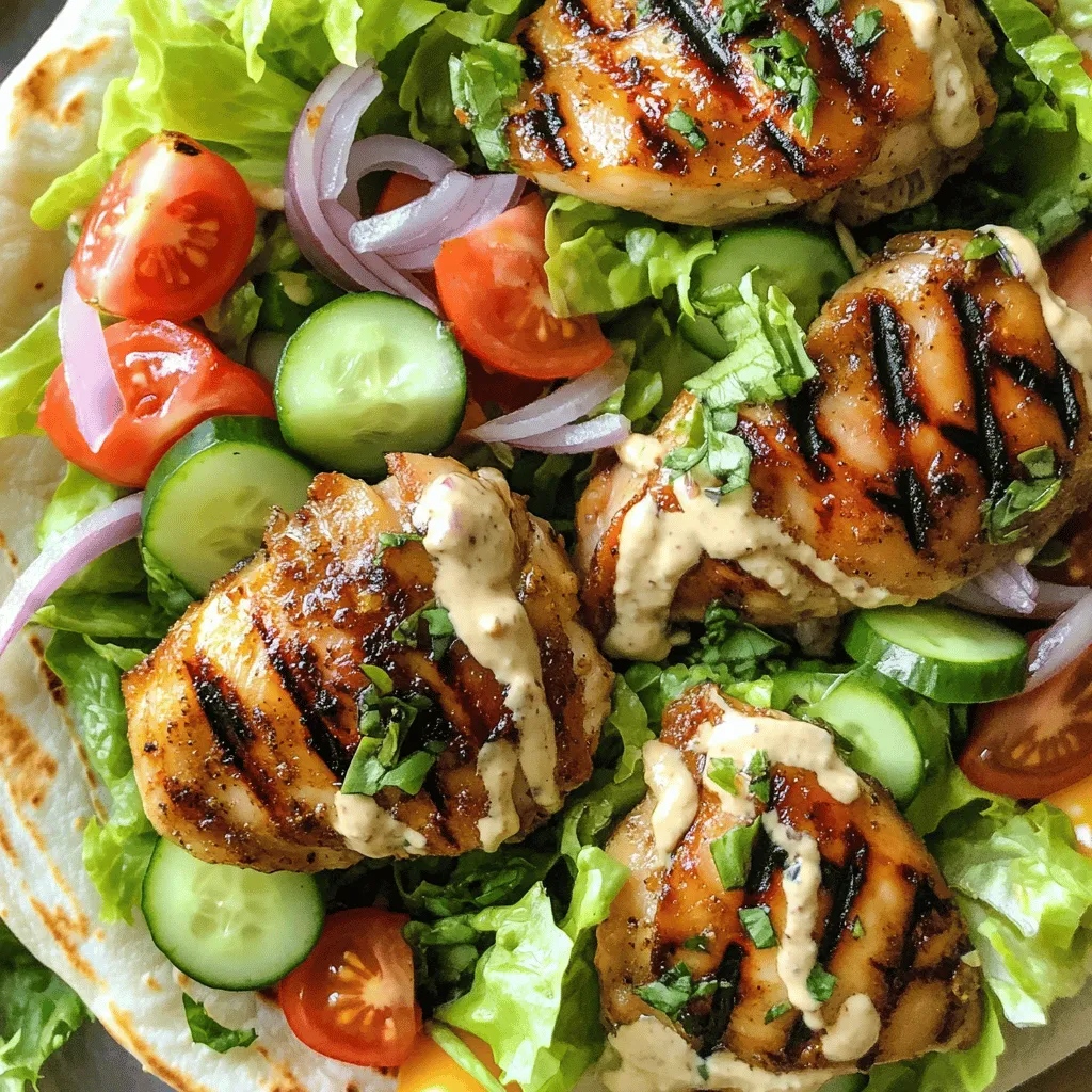 Easy Chicken Shawarma Wraps Tasty and Simple Meal