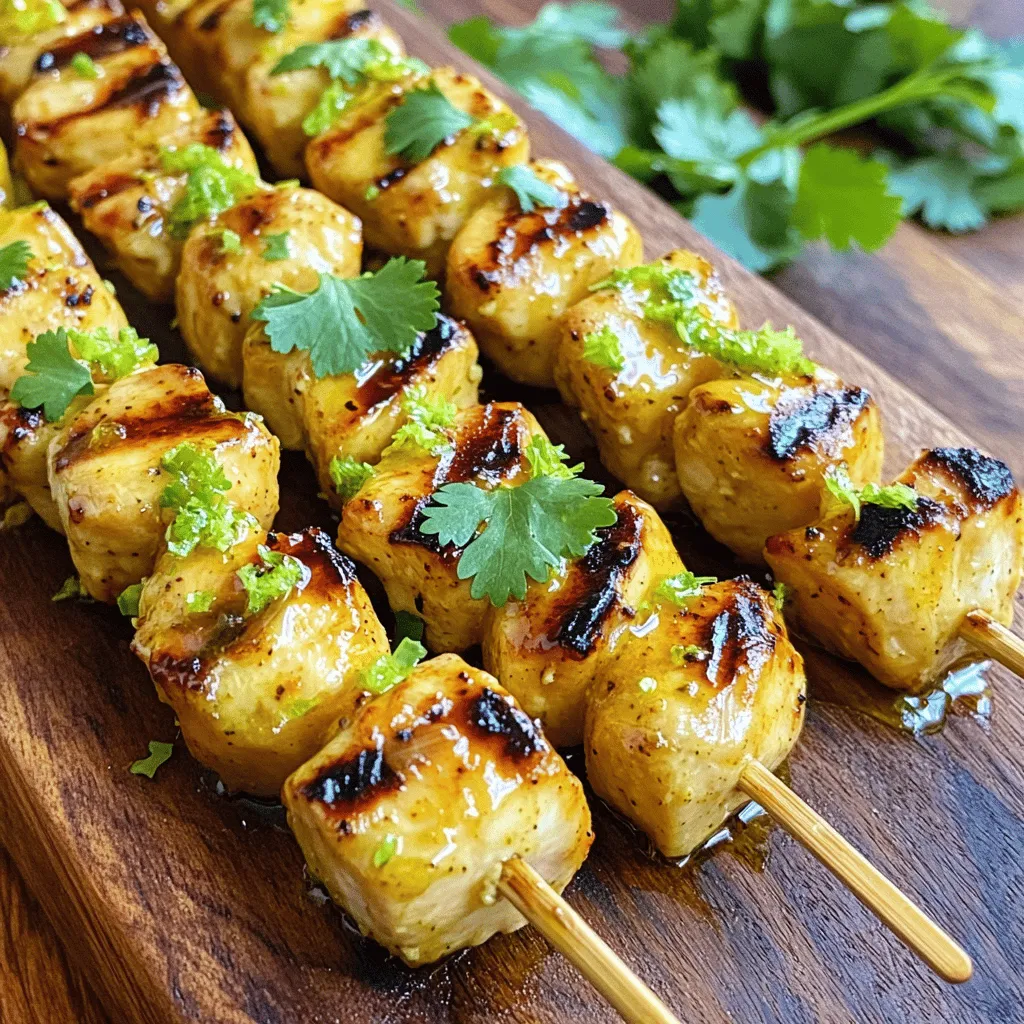 Honey Lime Chicken Skewers Perfect for Grilling