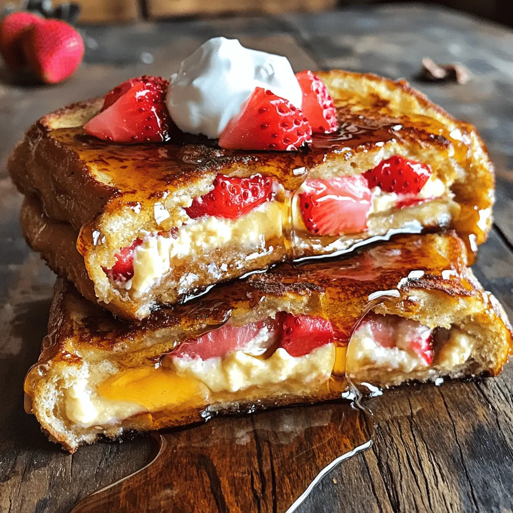 Strawberry Cheesecake French Toast Delight Recipe