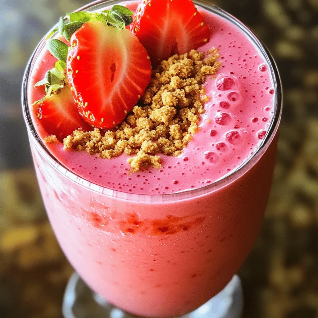 Strawberry Cheesecake Smoothie Easy and Delicious Recipe