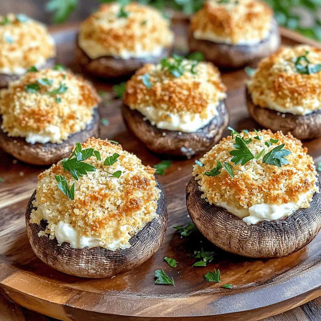 Air Fryer Stuffed Mushrooms Flavorful and Easy Recipe