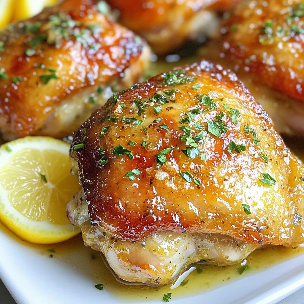 Garlic Butter Herb Chicken Thighs Irresistible Recipe