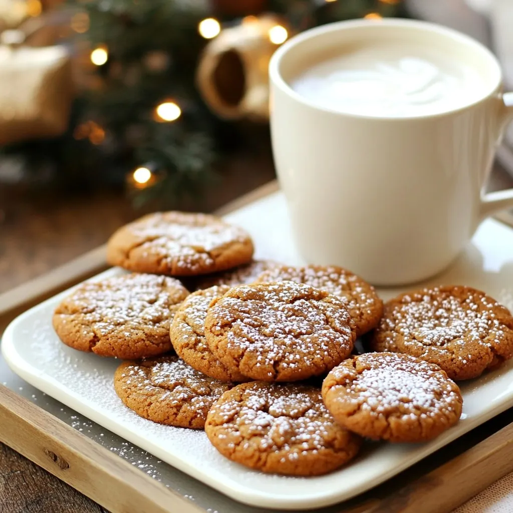 Gingerbread Latte Cookies Irresistible Holiday Treat