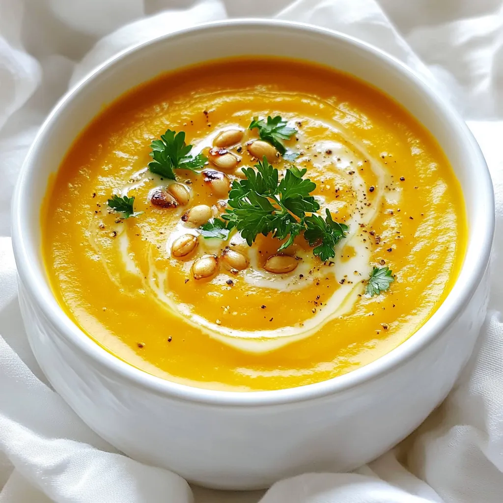 Creamy Roasted Garlic Pumpkin Soup Delightful Recipe