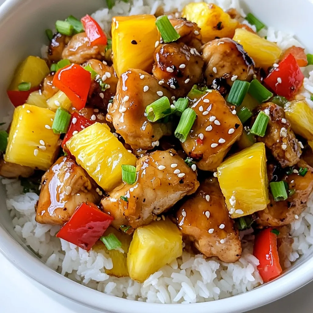 Pineapple Teriyaki Chicken Skillet Easy and Flavorful Meal