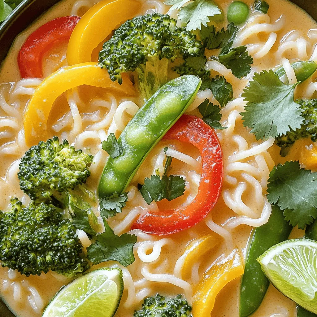 Creamy Coconut Curry Noodles Flavorful and Easy Recipe