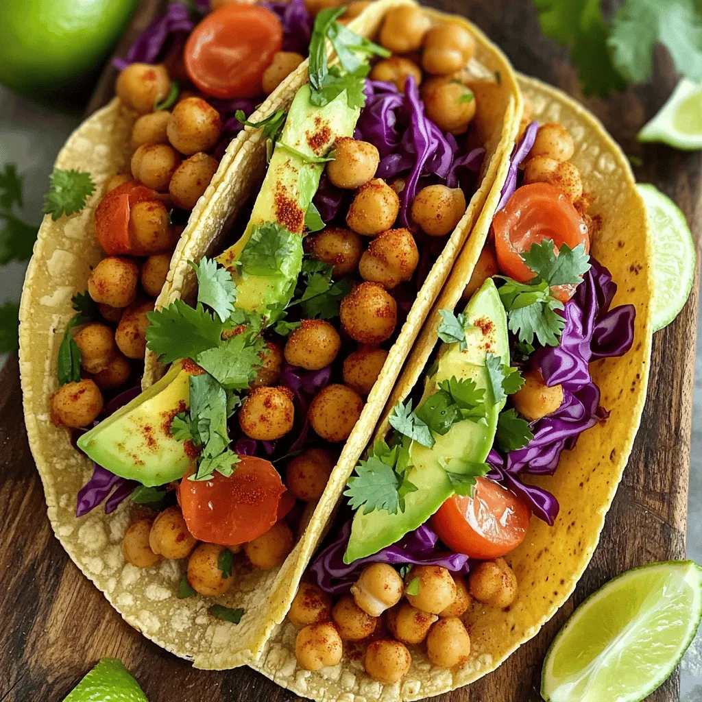 Spicy Chickpea Tacos Flavorful and Easy Recipe