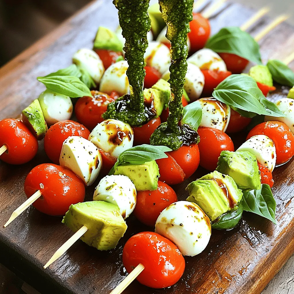 Caprese Salad Skewers Flavorful and Easy Appetizer