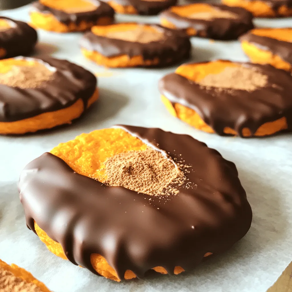 Chocolate Dipped Pumpkin Spice Cookies Delightful Treat