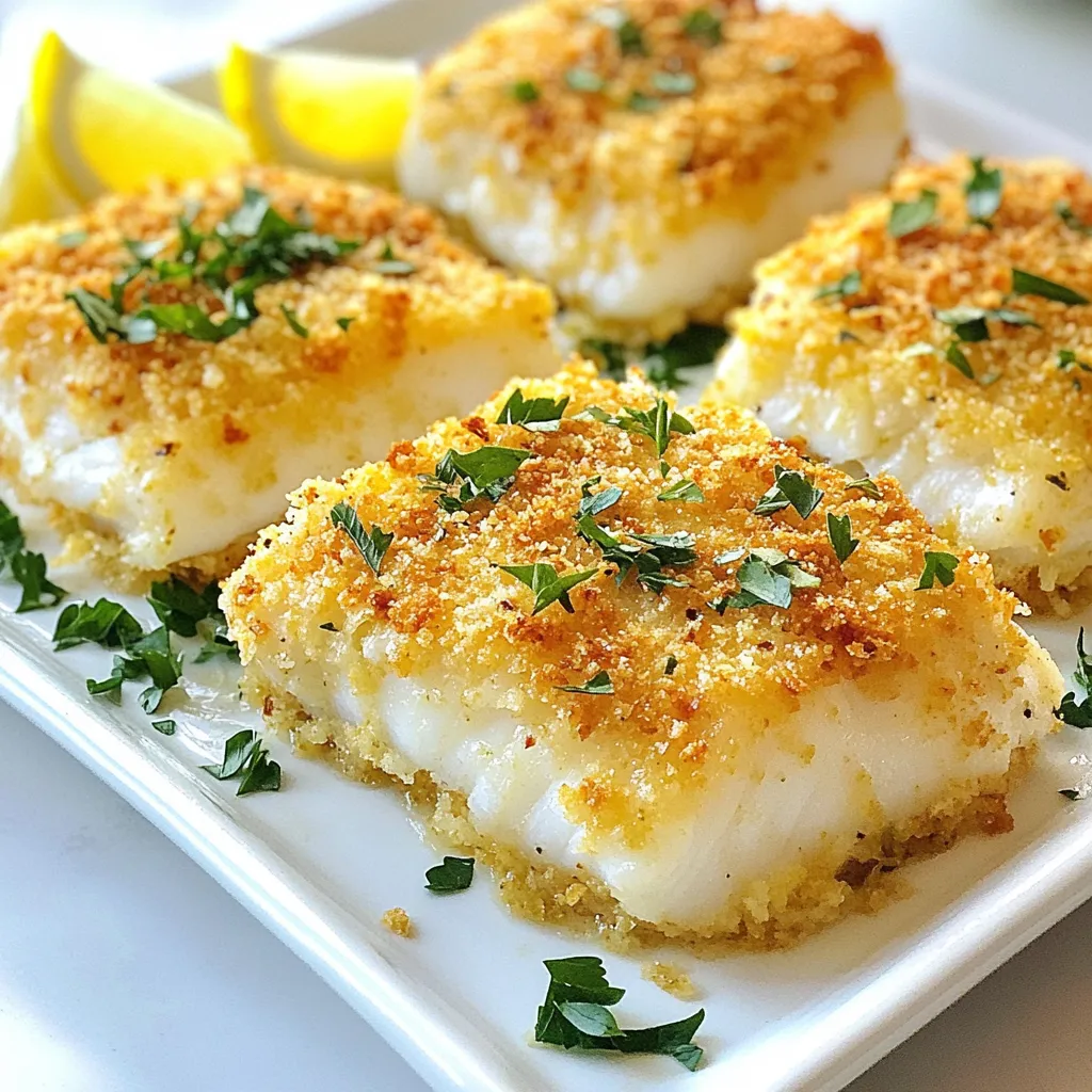Baked Parmesan Crusted Cod Easy and Flavorful Recipe