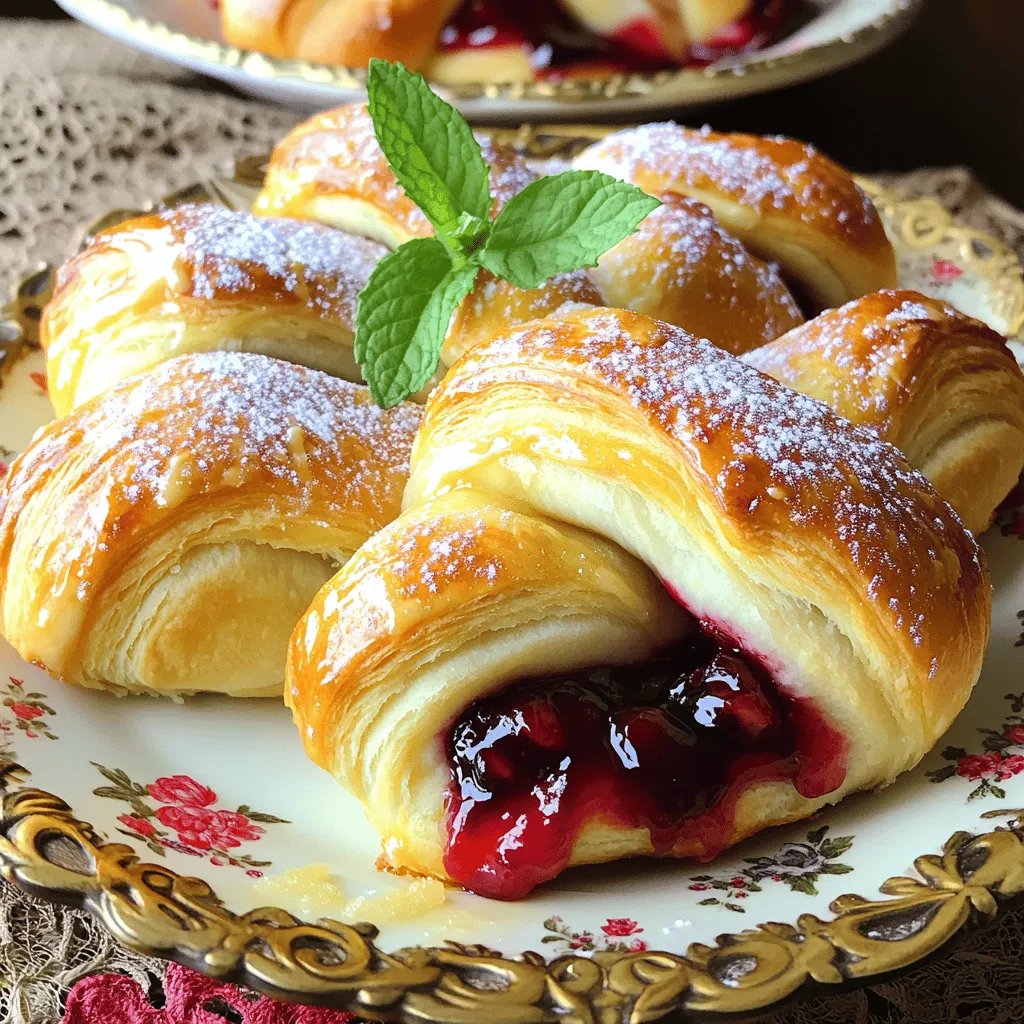 Cherry Pie Crescent Rolls Simple and Delicious Treat