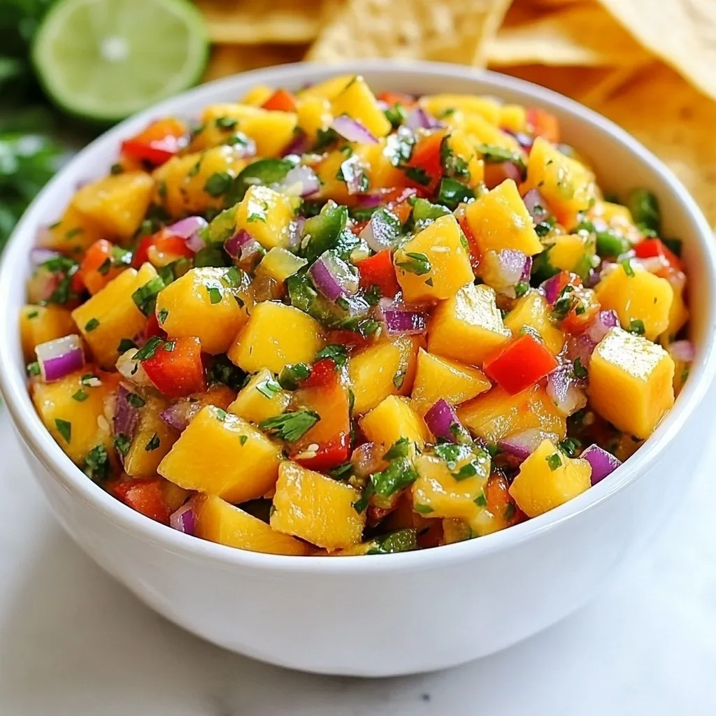 Mango Cilantro Salsa Fresh and Flavorful Delight