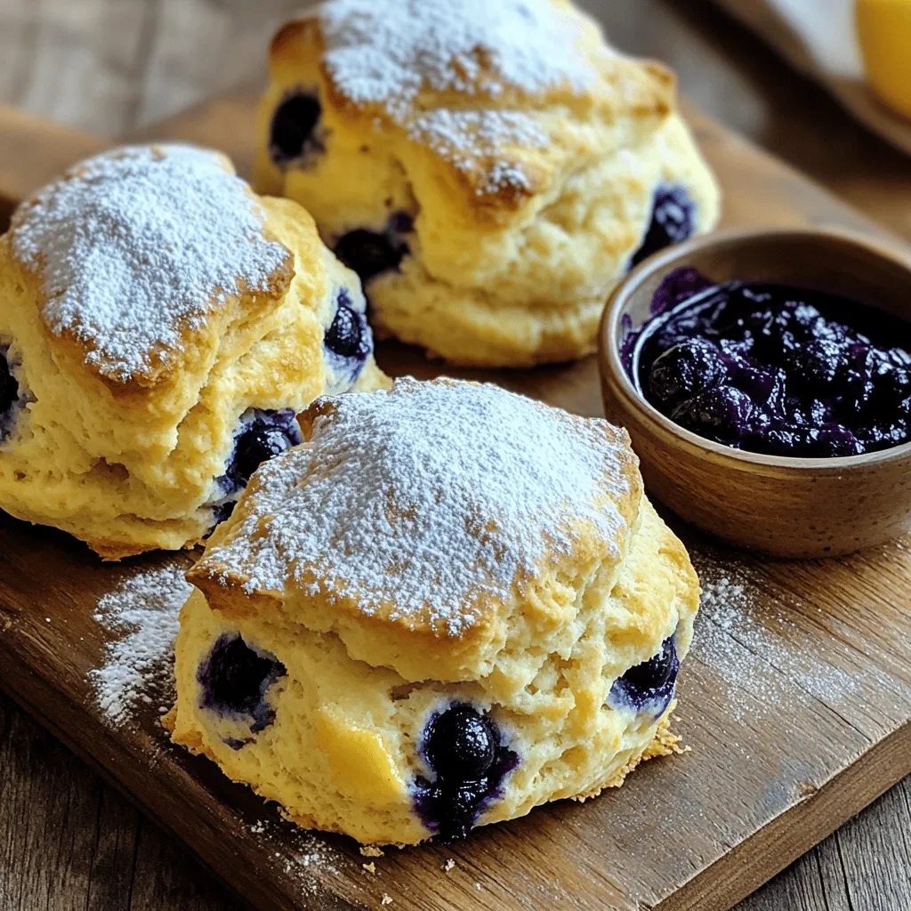 Lemon Blueberry Scones Fresh and Flavorful Recipe