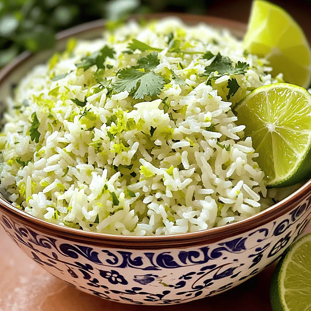 Cilantro Lime Rice Flavorful and Easy Side Dish