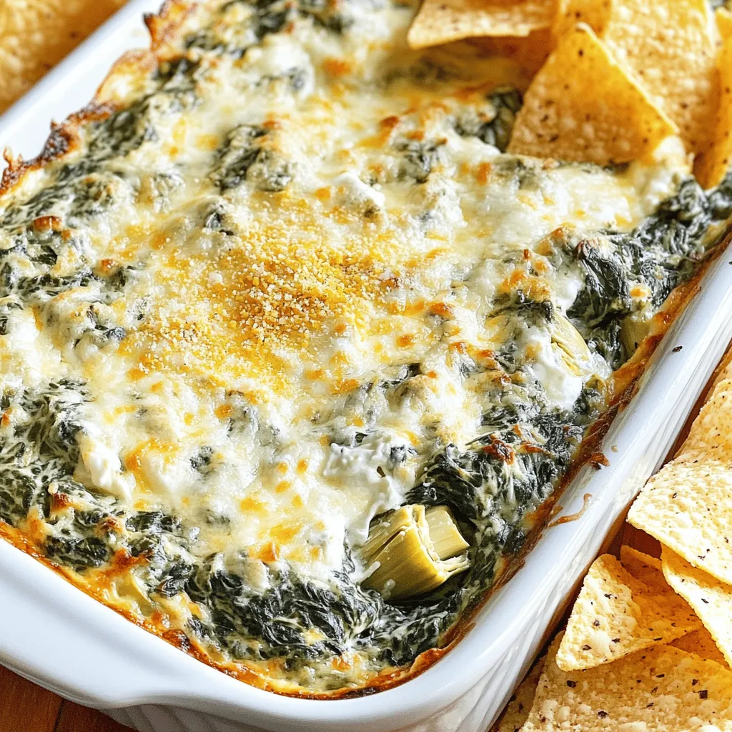 Creamy Spinach Artichoke Dip Irresistible Party Snack