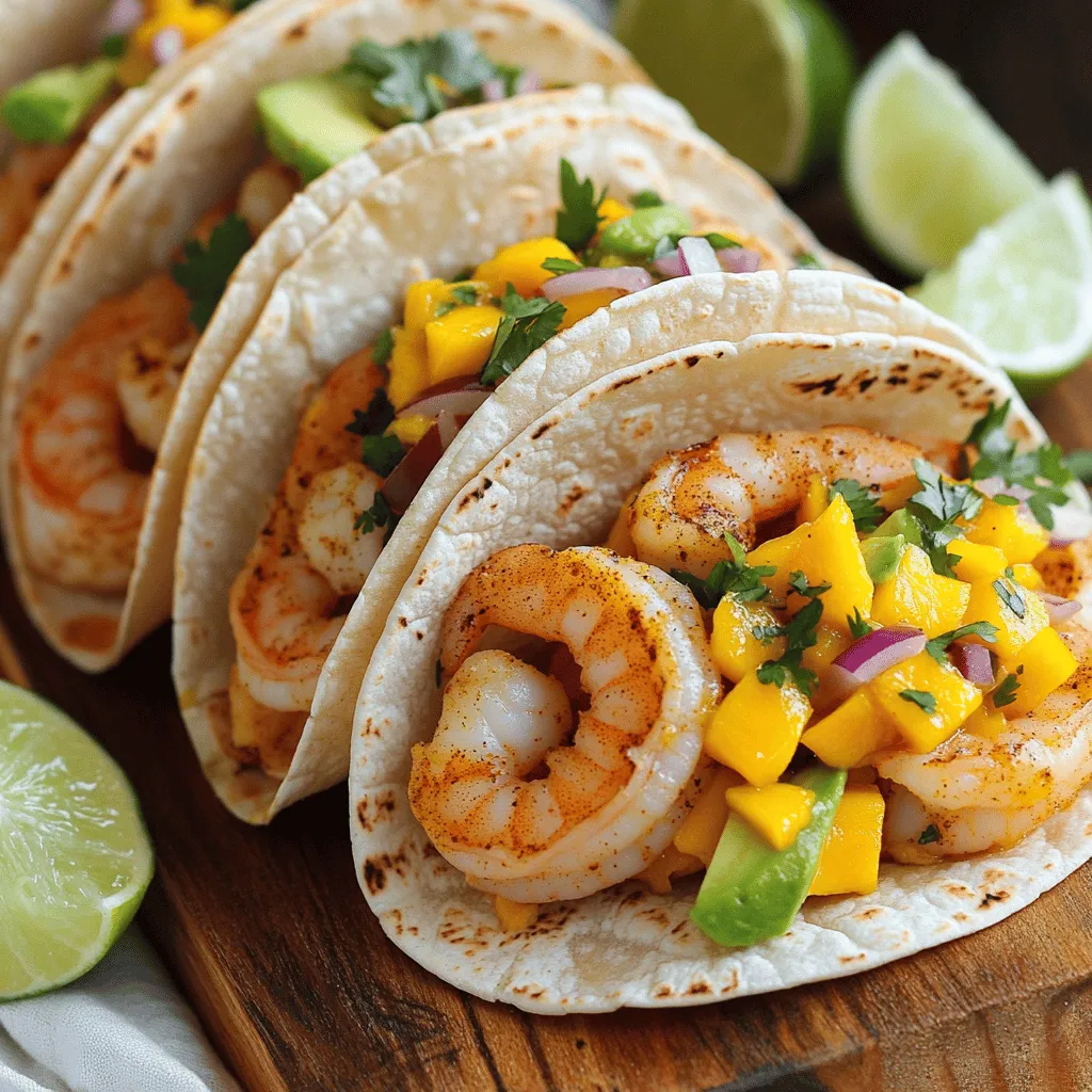 Savory Shrimp Tacos with Mango Salsa Delight