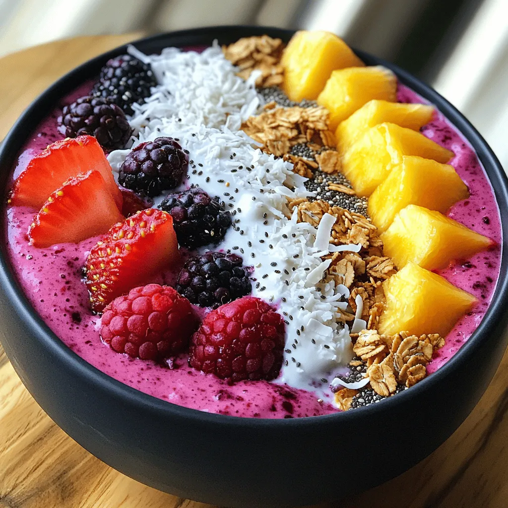 Berry Smoothie Bowl Energizing and Nutritious Recipe