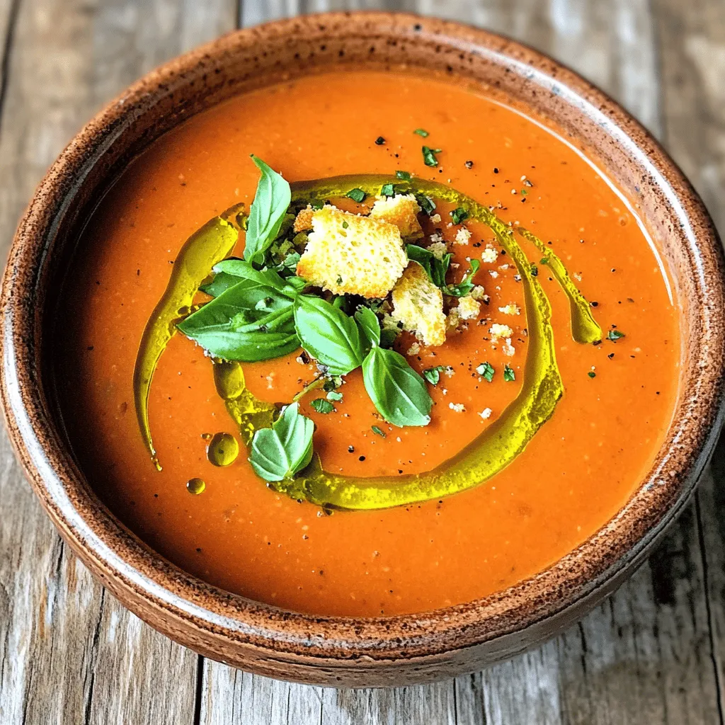 Creamy Tomato Basil Soup Delightfully Simple Recipe