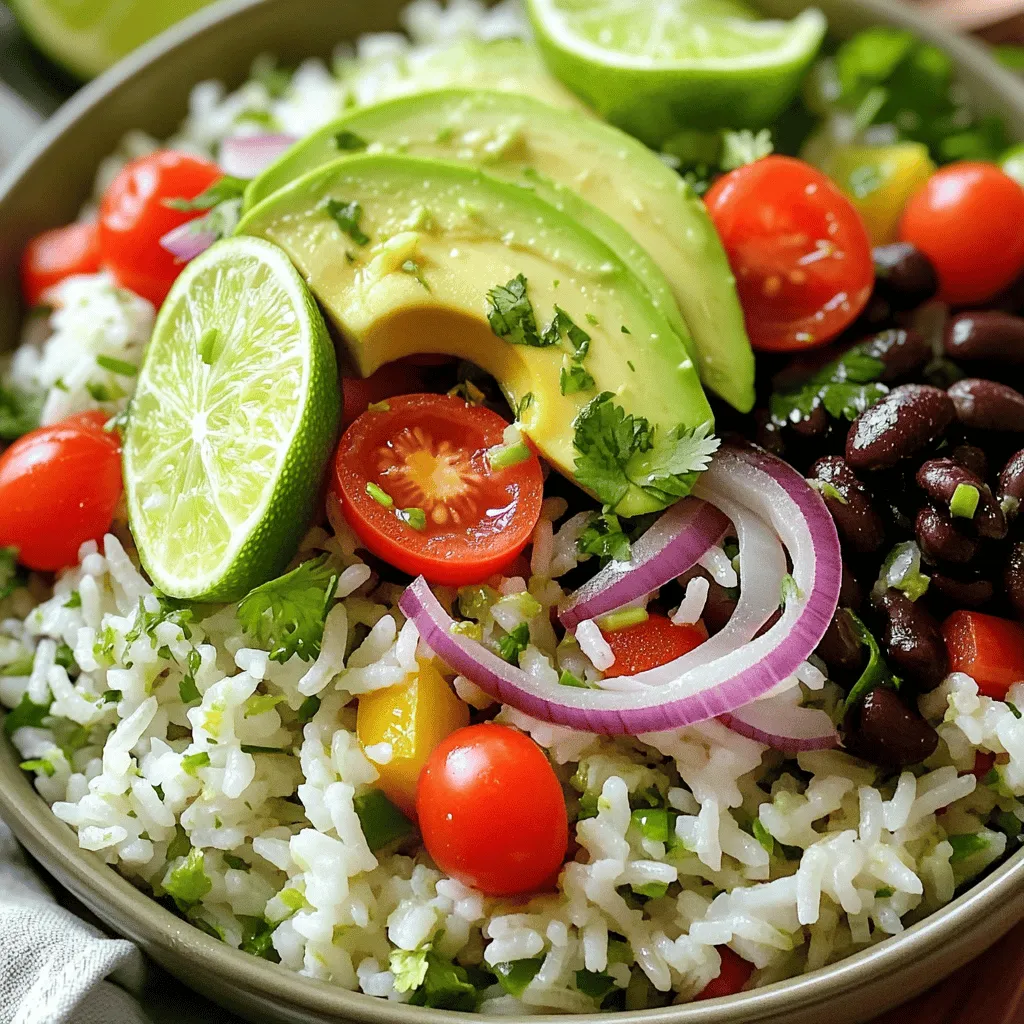 Cilantro Lime Rice Bowl Simple and Tasty Recipe