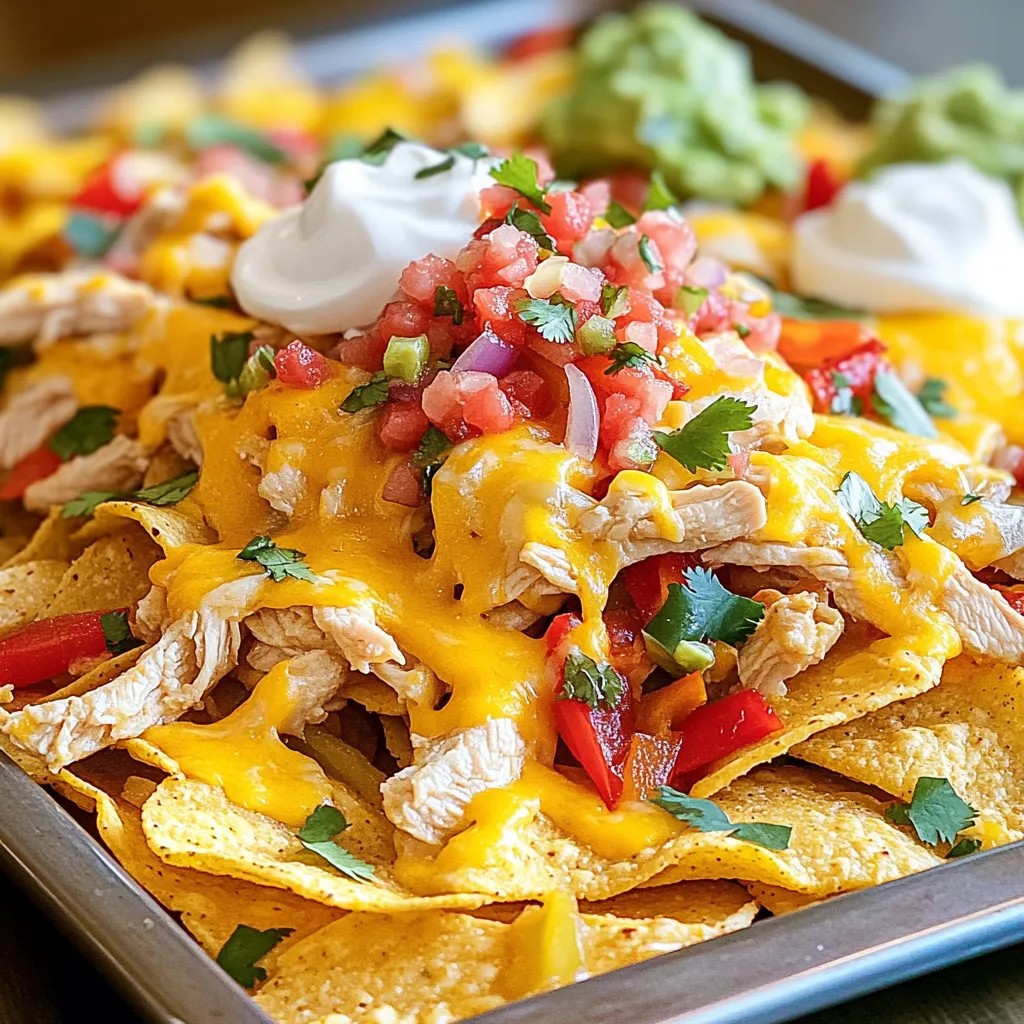Sheet Pan Chicken Fajita Nachos Easy and Flavorful Meal