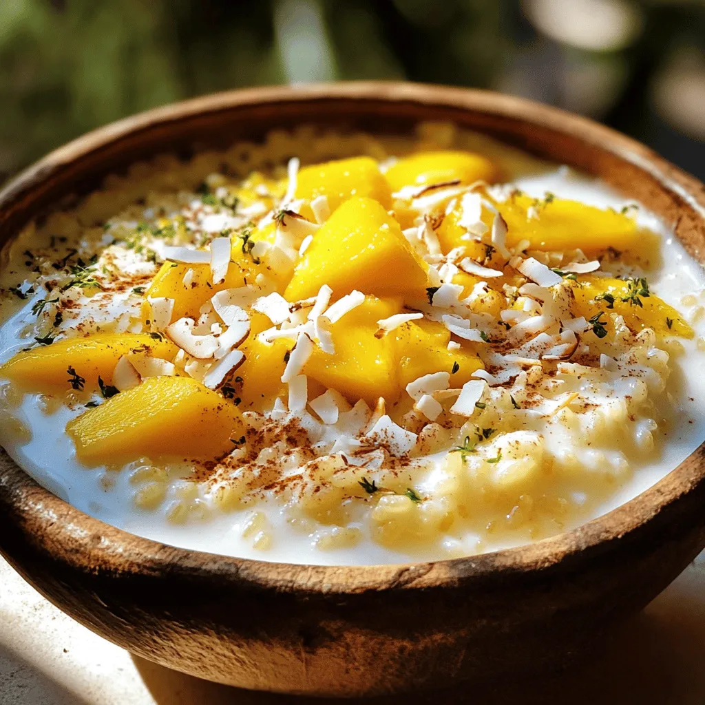 Coconut Milk Rice Pudding Creamy and Comforting Treat