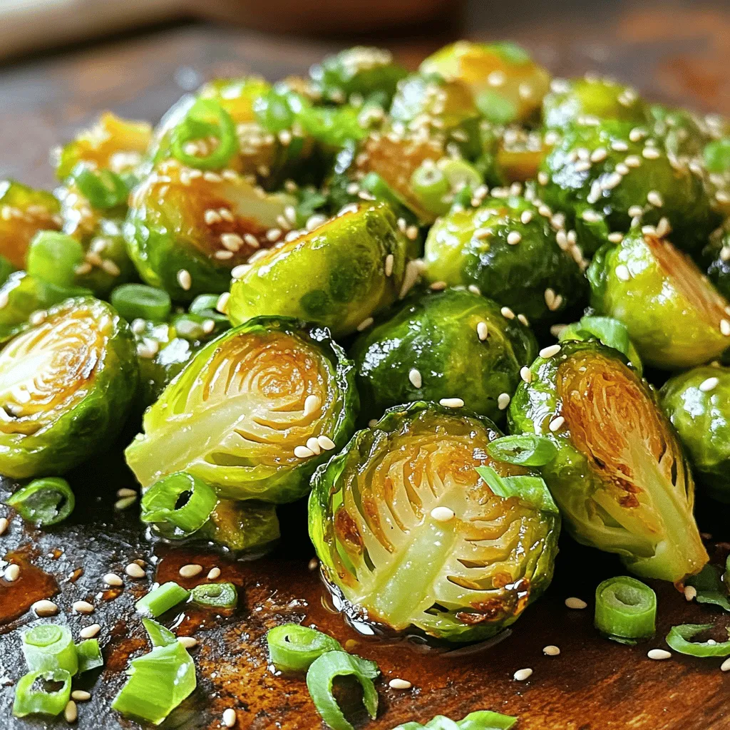 Spicy Honey Garlic Brussels Sprouts Recipe Delight