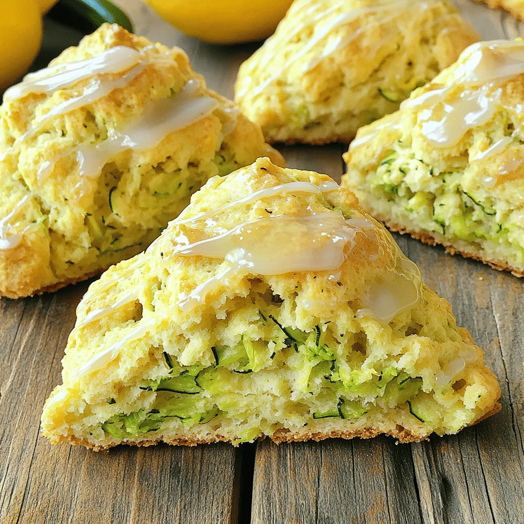 Lemon Zucchini Scones Perfect for Any Occasion