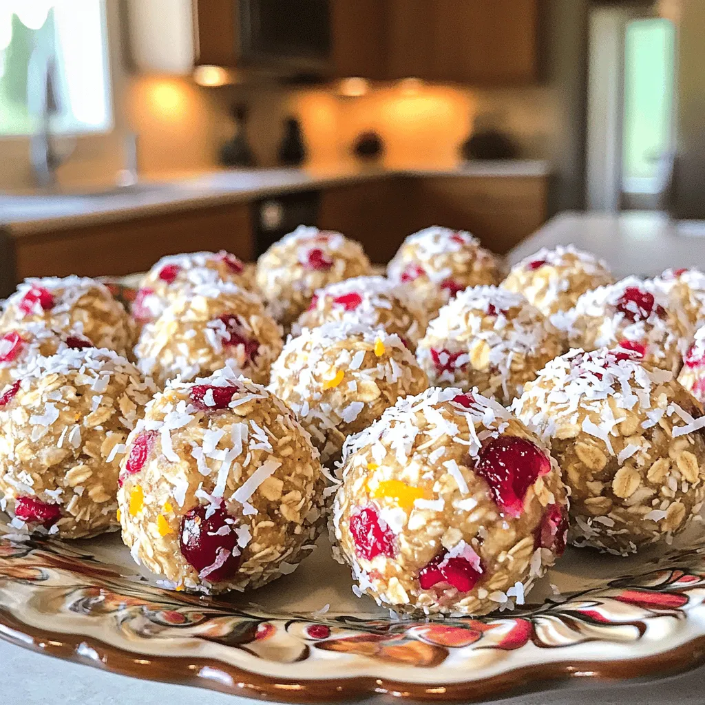 Cranberry Orange Energy Bites Quick and Healthy Snack