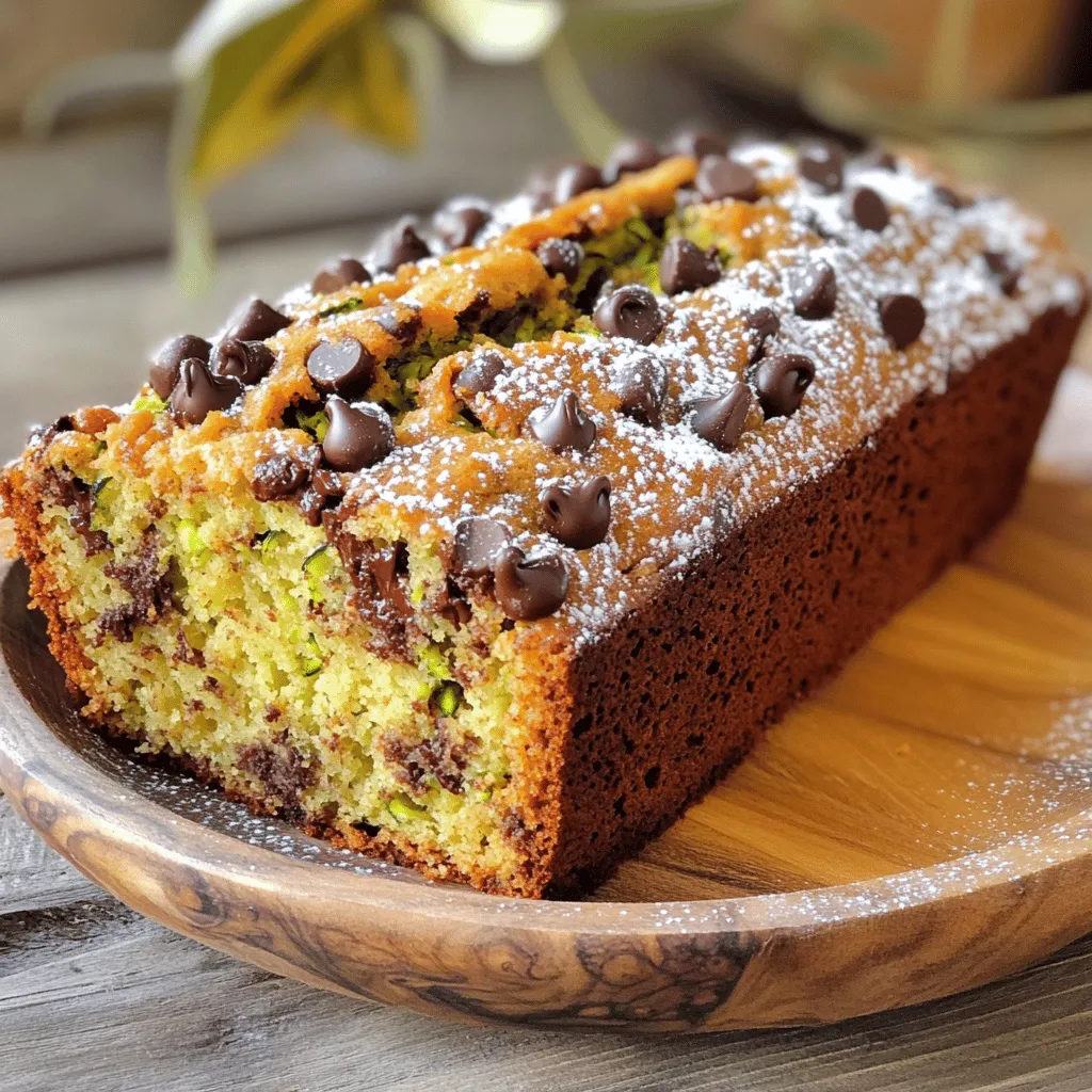 Chocolate Chip Zucchini Bread Tasty and Simple Recipe