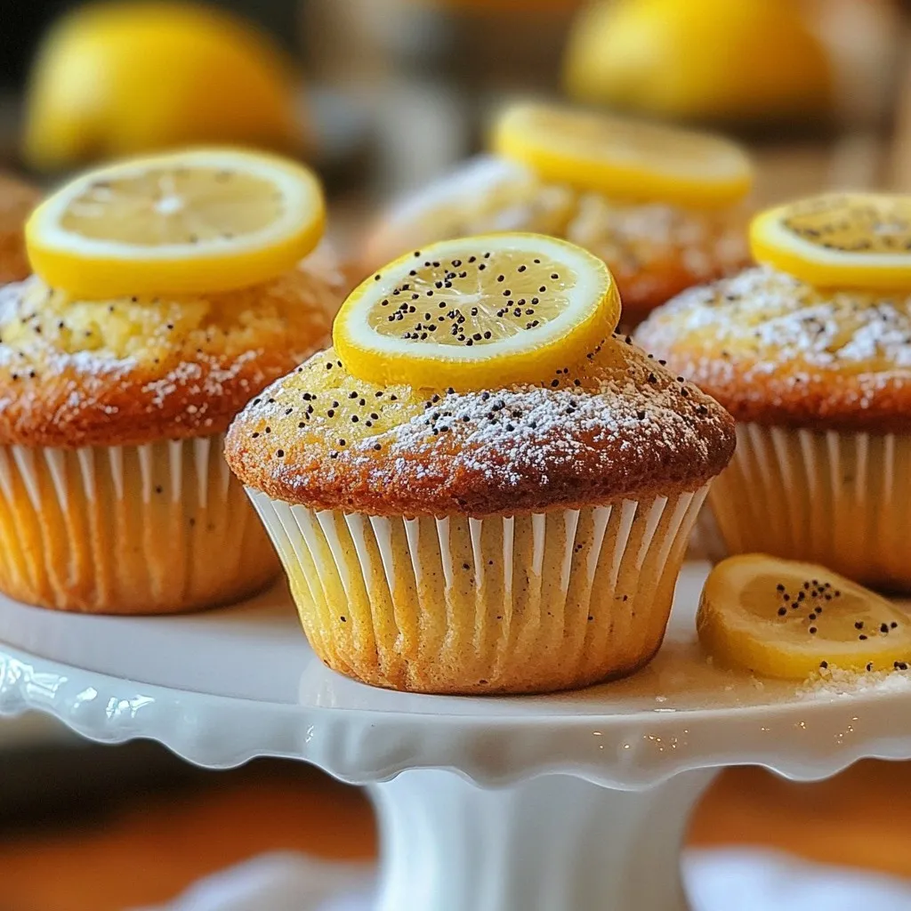 Lemon Poppy Seed Muffins Delightfully Easy Recipe