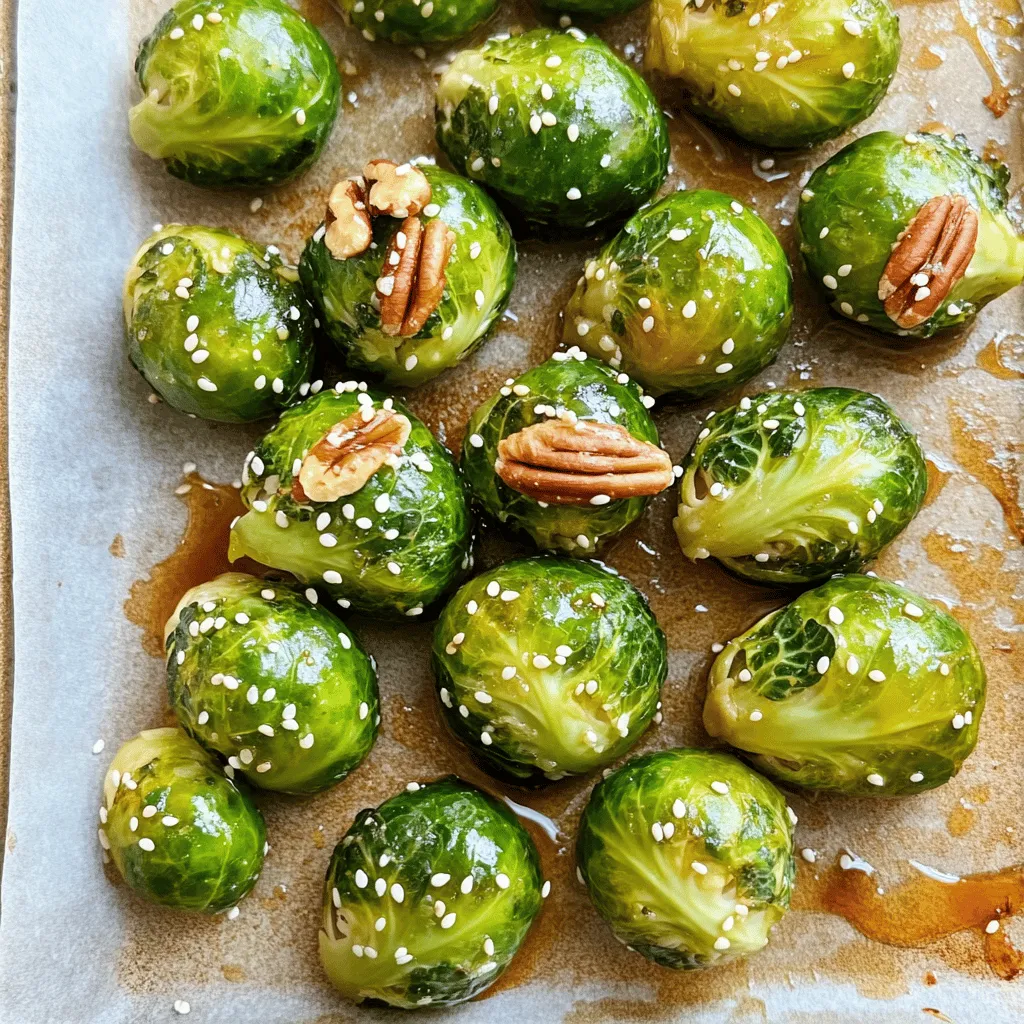 Maple Glazed Brussels Sprouts Tasty Side Dish Recipe