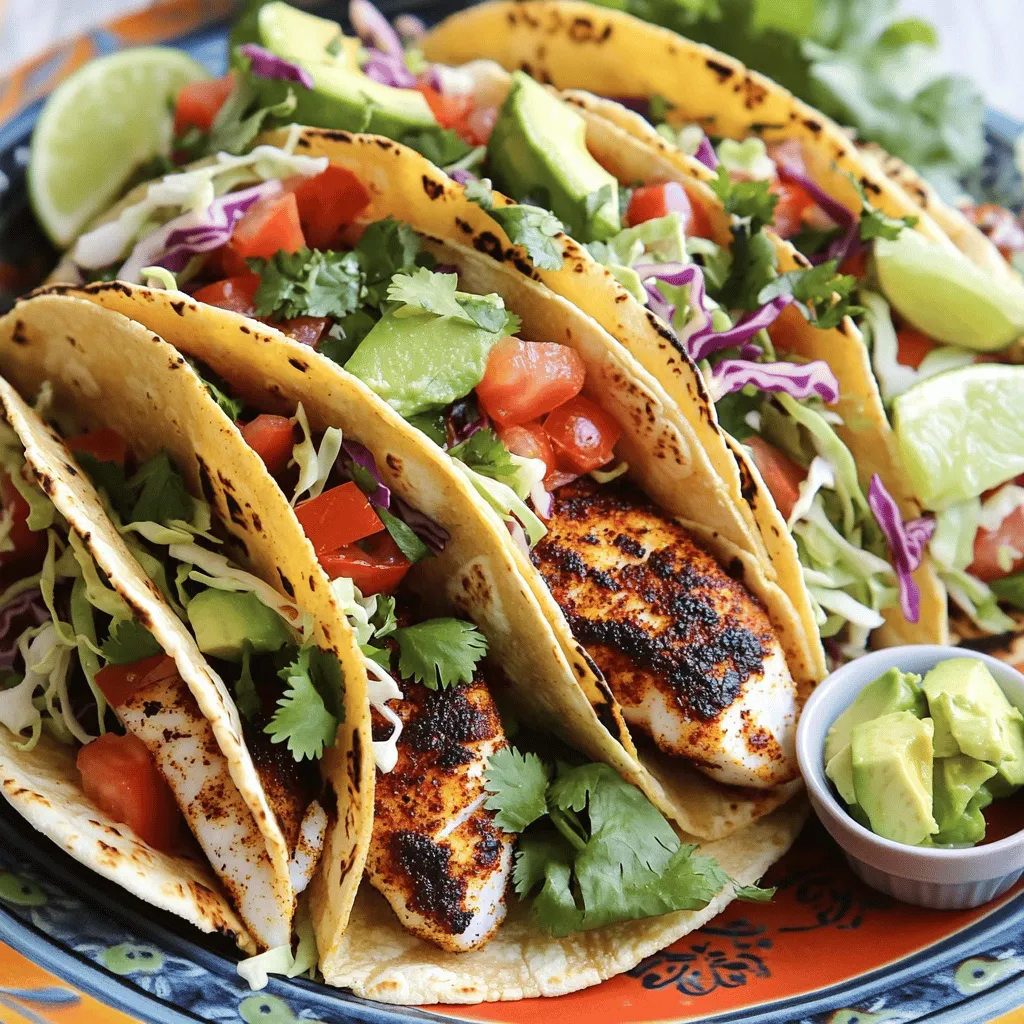 Blackened Fish Tacos Flavorful and Easy Recipe
