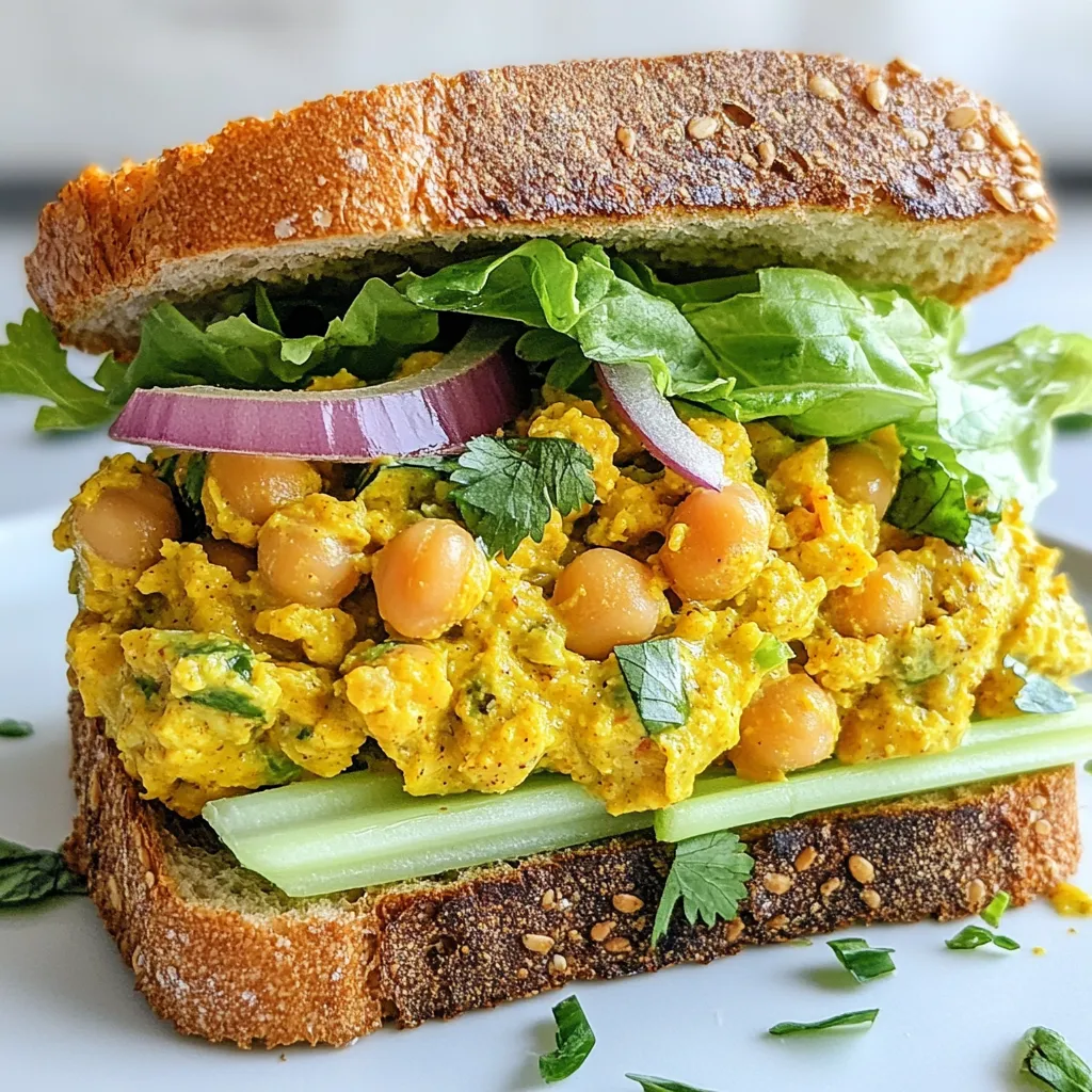 Curried Chickpea Salad Sandwiches Flavorful and Easy