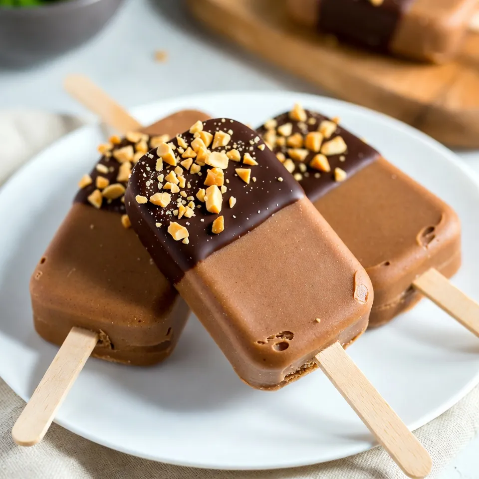 Chocolate Peanut Butter Fudge Pops Irresistible Delight