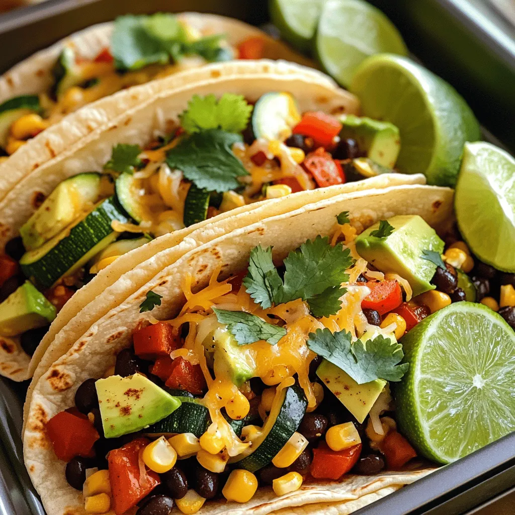 Crispy Baked Veggie Tacos Quick and Flavorful Meal