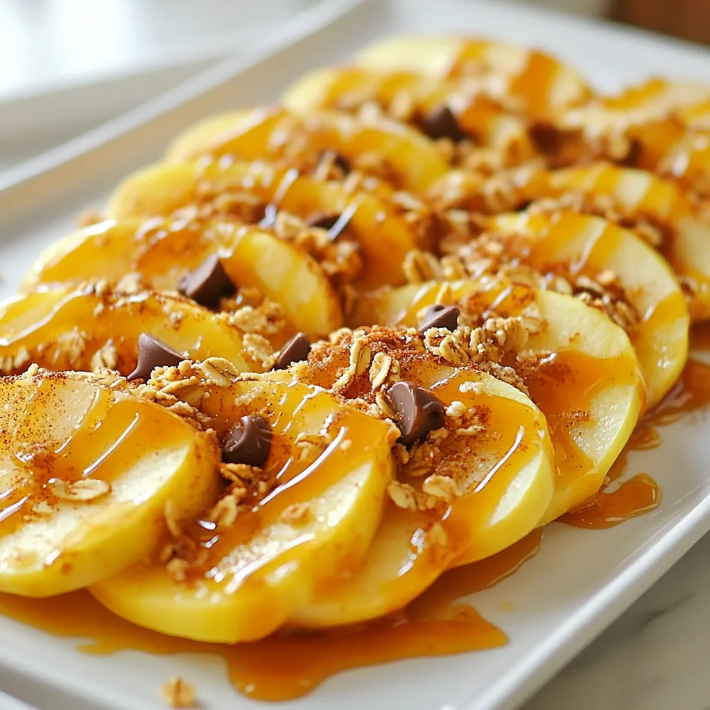 Peanut Butter Apple Nachos Easy and Tasty Treat