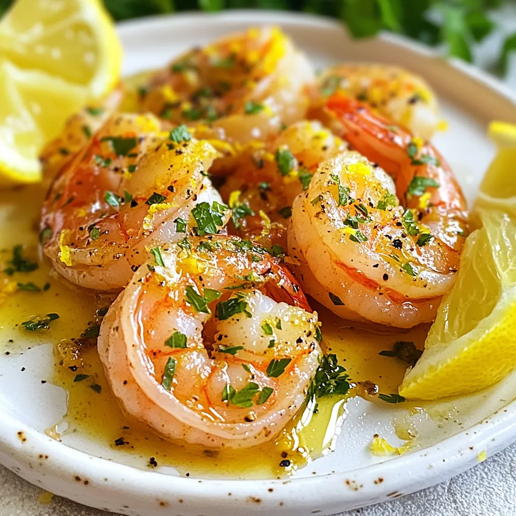 Lemon Garlic Roasted Shrimp Quick and Tasty Dish