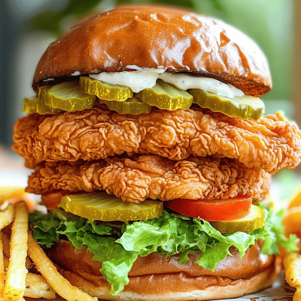 Crispy Fried Chicken Sandwich Delightful and Simple Recipe