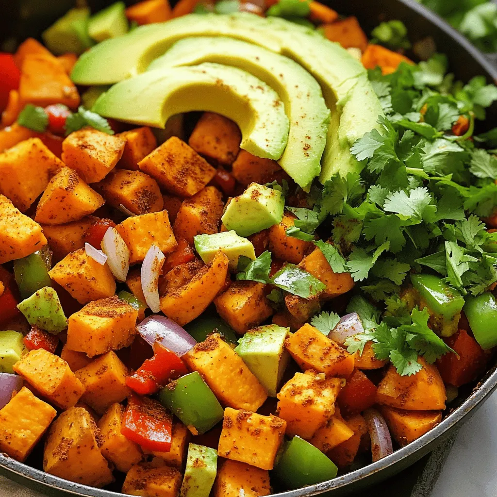 Southwest Sweet Potato Skillet Quick and Tasty Meal