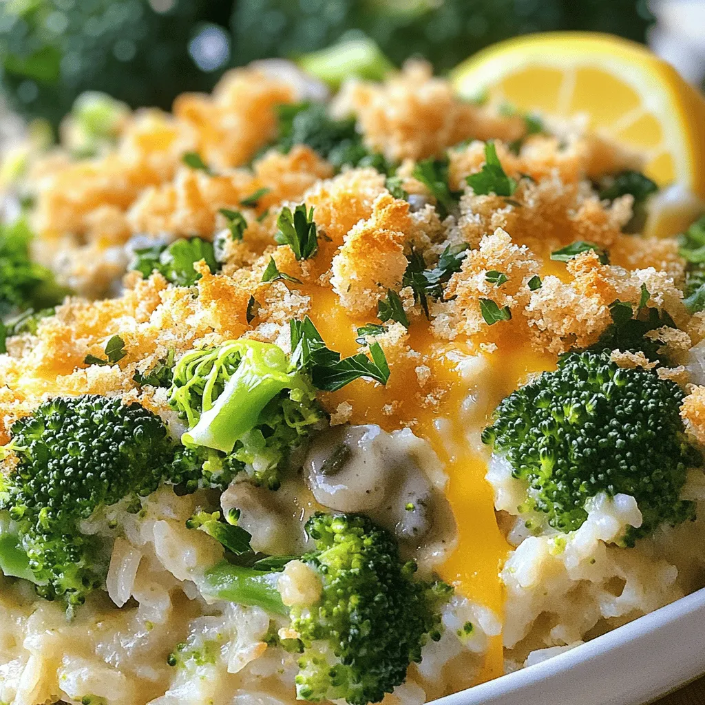 Cheesy Broccoli Rice Casserole Savory Family Favorite