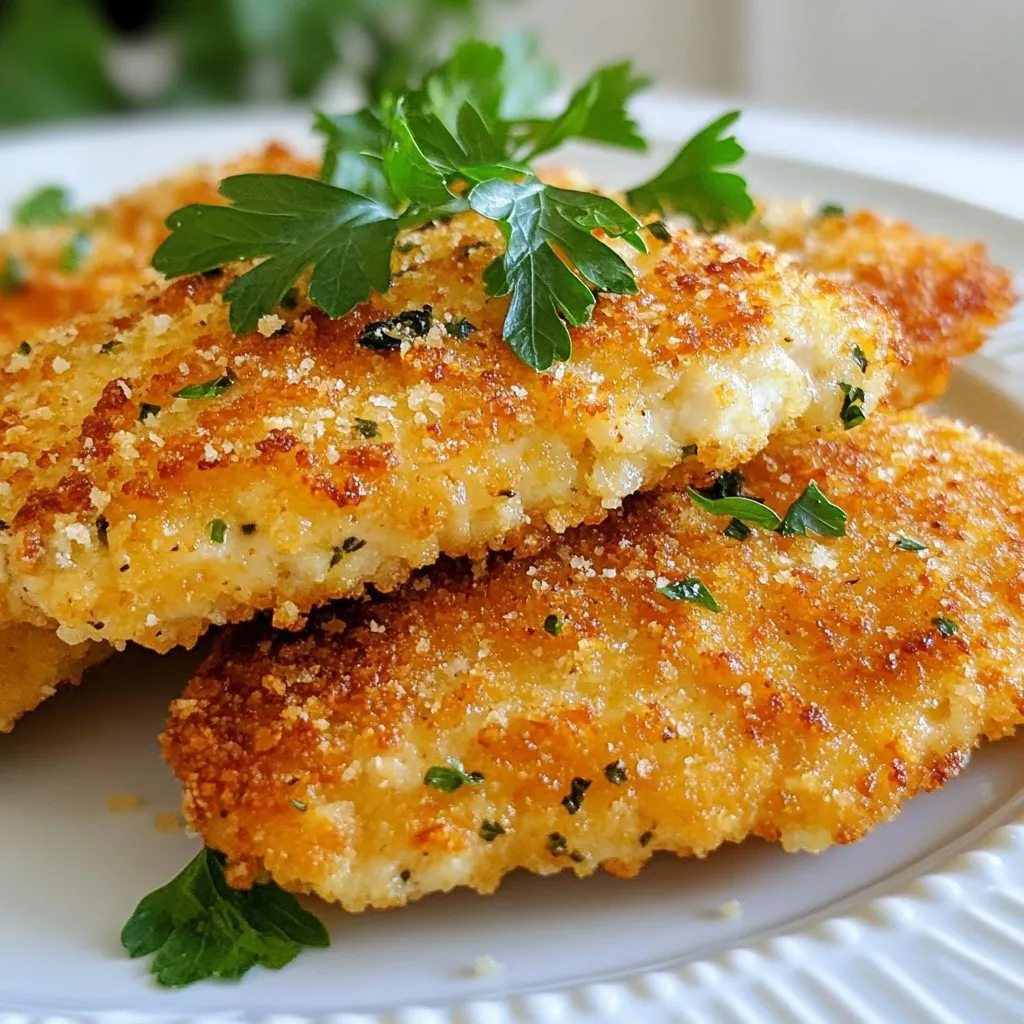Crispy Parmesan Chicken Cutlets Delightful Dinner Option