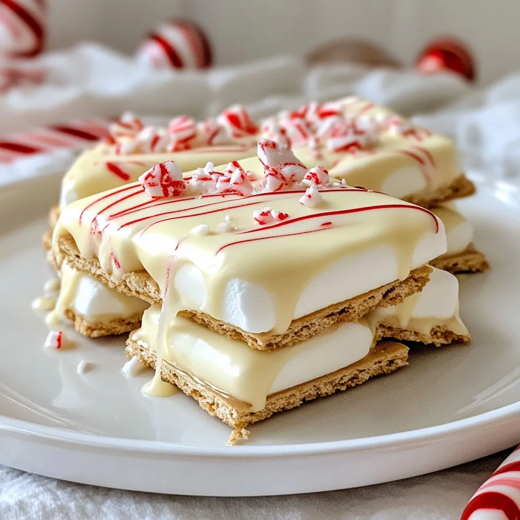 Peppermint Bark S&#8217;mores Irresistible Festive Treat