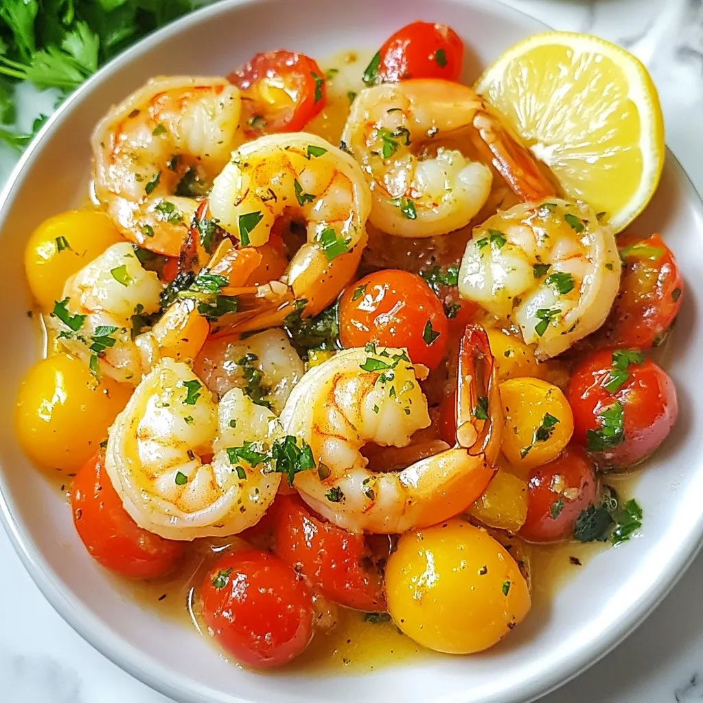 Garlic Butter Tomato Shrimp Savory Delight Recipe
