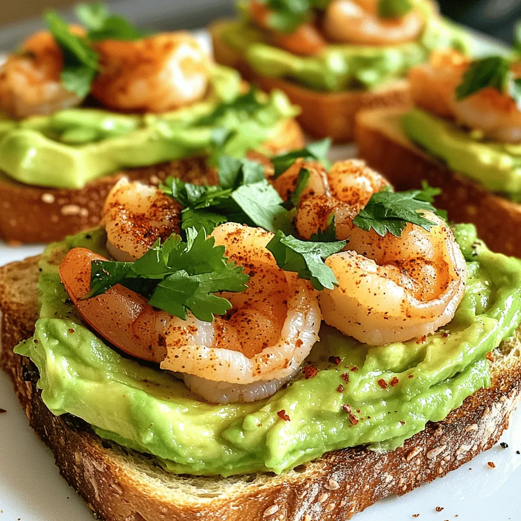 Spicy Shrimp Avocado Toast Flavorful and Easy Recipe