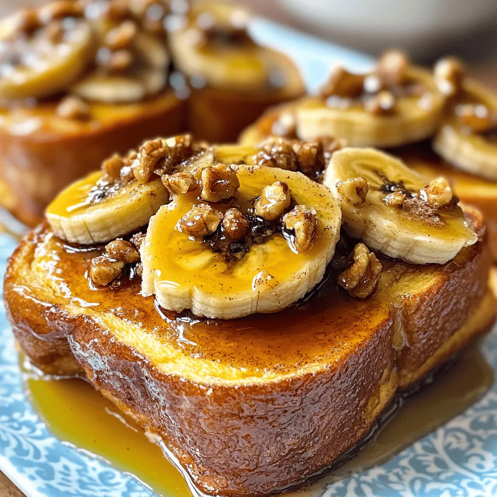 Bananas Foster French Toast Tasty Breakfast Delight