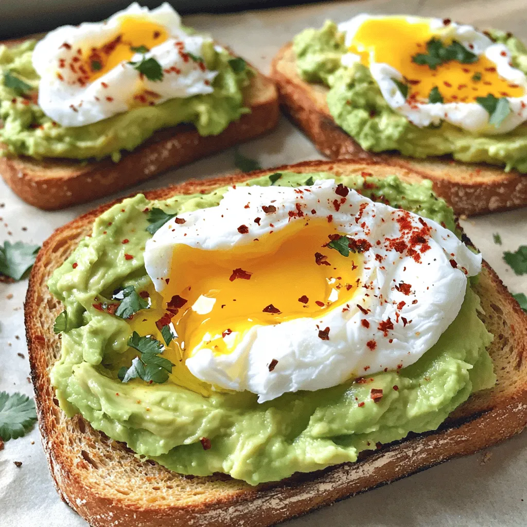 Avocado Toast with Poached Egg Simple and Tasty Meal