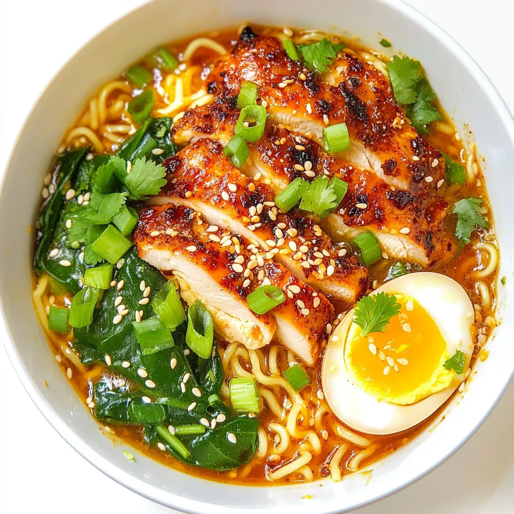 Spicy Garlic Chicken Ramen Flavorful and Heartwarming Dish