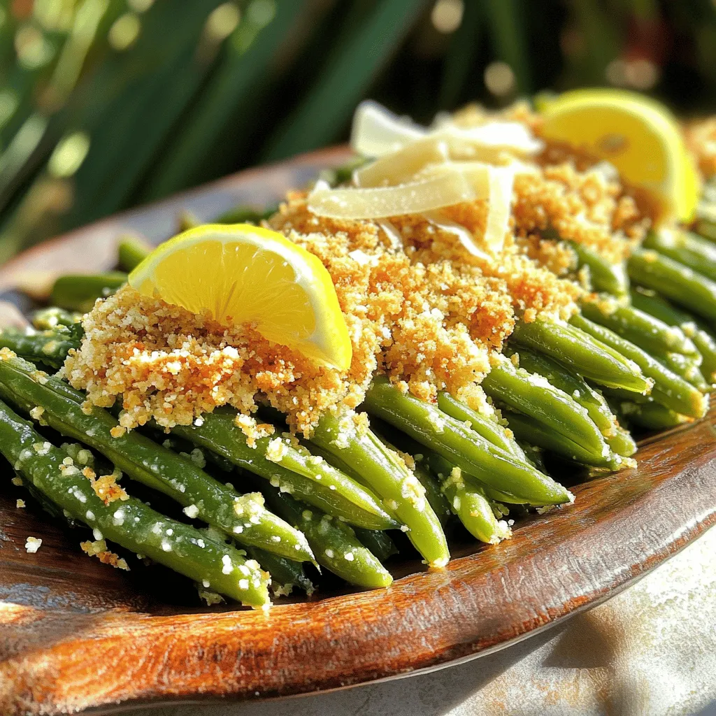 Parmesan Crusted Green Beans Crispy and Flavorful Snack