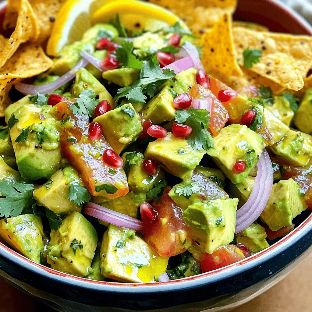 Avocado Chaat Fresh and Flavorful Vegan Delight